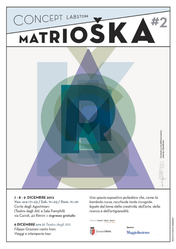 Matrioska Labstore Rimini - edizione #2 - dicembre 2012 / locandina