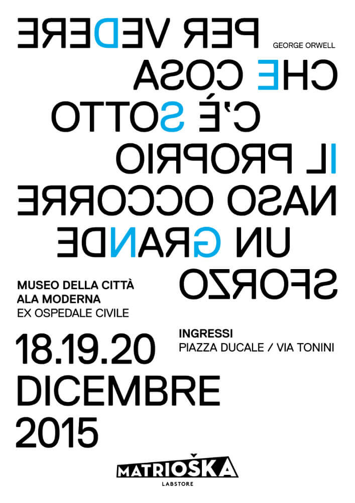 Matrioska Labstore Rimini - edizione #8 - dicembre 2015 / locandina